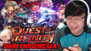 BARU ! GAME PUBLISHER INDONESIA NIH ! Three kingdoms quest of infinity - GAMEPLAY