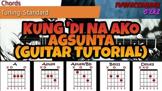 Agsunta - Kung 'Di Na Ako (Guitar Tutorial)