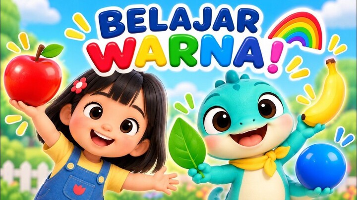Belajar Warna Bersama Nara & Chiko 🌈 | Lagu Anak Indonesia | Nara & Chiko