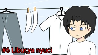 #6 Libur,ya nyuci