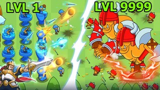 Xây Dựng Tường Thành Người QUe Stickmna Chiến ĐấuQuân Orc - Kingdom Creeps Top Game Android Ios