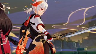 【原神】枫原万叶7种收刀动作，你可以永远相信米哈游！