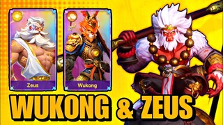 RAMAH F2P PARAH! AKHRINYA DAPET HERO LnD PERTAMA ZEUS & SUN WUKONG - SUMMONERS KINGDOM GODDES