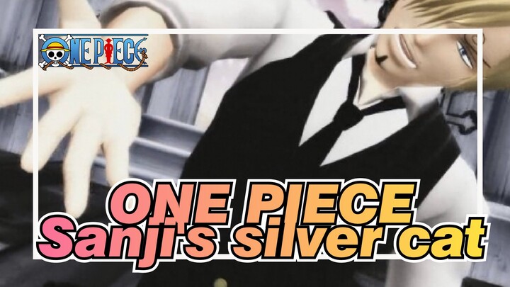 ONE PIECE|【MMD】Sanji's silver cat