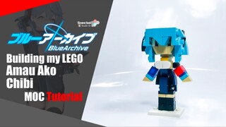 LEGO Blue Archive Amau Ako Chibi MOC Tutorial | Somchai Ud