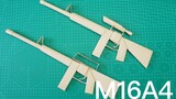 How to make a lifelike M16A4 using paper?