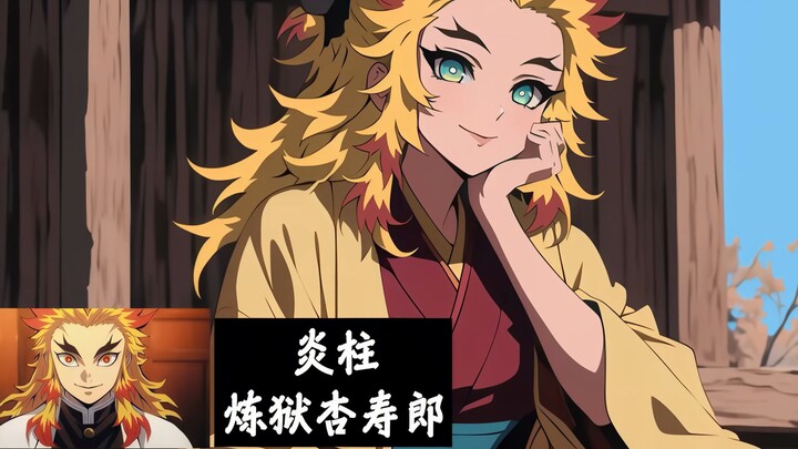 What if the characters in Demon Slayer had their genders swapped?