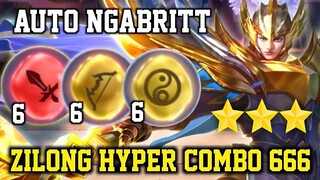 COMBO 666 MAGIC CHESS TERKUAT? ZILONG HYPER B3 ASTRO POWER ! AUTO NGABRIT! MAGIC CHESS MOBILE LEGEND