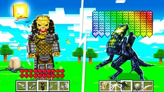 ถ้า! ผมแปลงร่างเป็น Alien predator ทุกตัวใน Minecraft