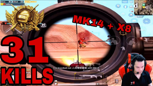 PUBG Mobile - Thử thách sấy MK X8, Bộ Bim đi càn quét gần 1_3 map Sa Mạc