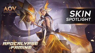 Natalya Apocalypse Famine Skin Spotlight - Garena AOV (Arena of Valor)