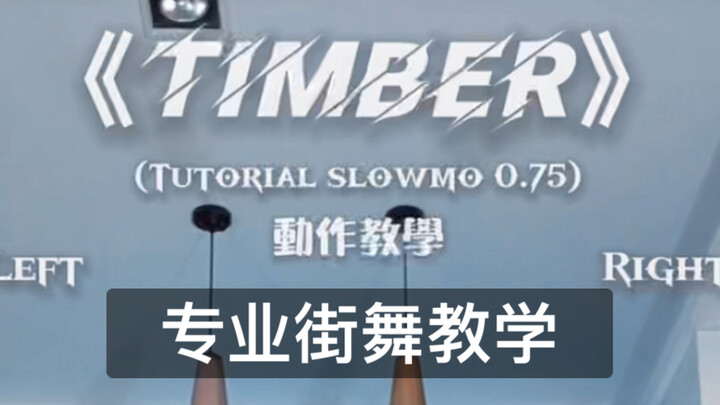 【Timber Remix】舞蹈教学！舞太适合跟朋友跳了～ HipHop #动作教学 #舞蹈 #分解 #街舞