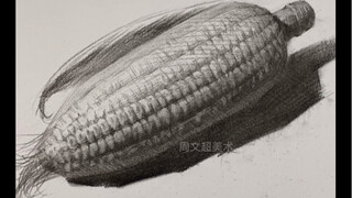 [Still Life Sketch] How to Draw Corn