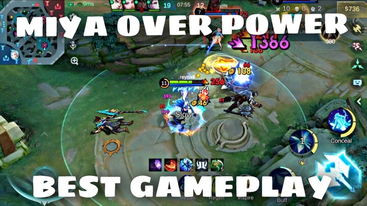 MIYA OVER POWER DI MOBILE LEGEND 🤬