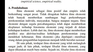 Filsafat Ekonomi Menurut Adam Smith Part 1  (Jumat 8 Desember 2023 01:36)