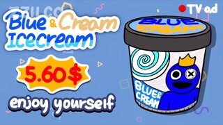 Blue and Cream Ice Cream