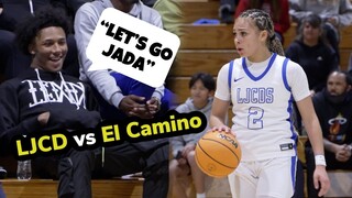 Jada Williams & La Jolla Country Day vs El Camino In SEMIFINALS w/ Mikey Williams Watching!!