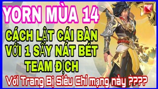 Yorn mùa 14 | Cách lên đồ và bảng ngọc Yorn mùa 14 mạnh nhất Liên quân Mobile với full chí mạng