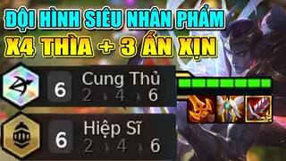 3 ẤN XỊN + 4 THÌA VÀNG - 6 CUNG THỦ + 6 HIỆP SĨ ĐỘI HÌNH MAX PING 999