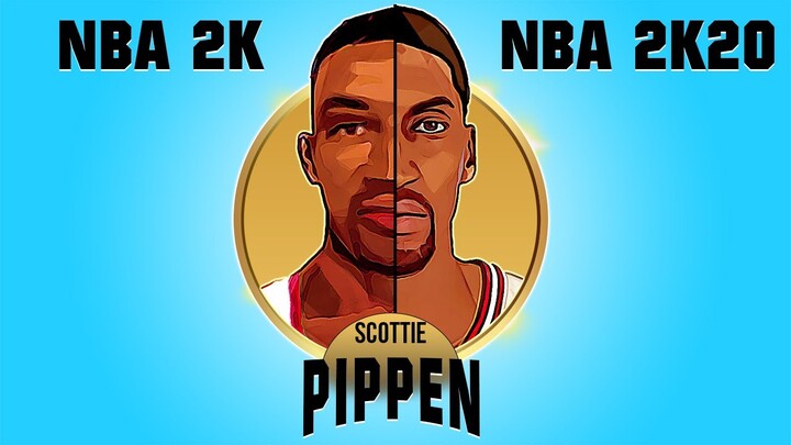 SCOTTIE PIPPEN evolution in NBA 2K [NBA 2K - NBA 2K20]