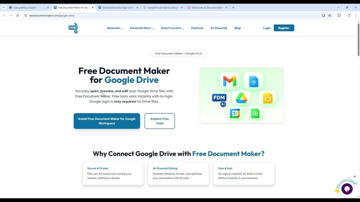 Free Document Maker Now Officially on Google Workspace Marketplace