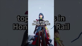 Top 5 gyats in Honkai Star Rail