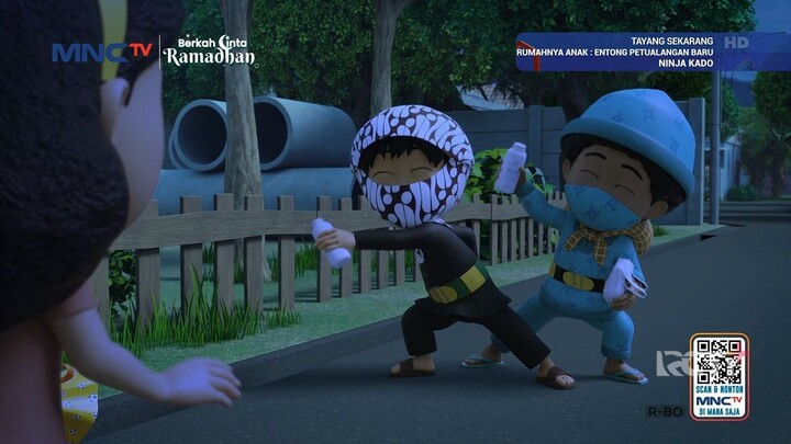 Entong Animasi S3E18: Ninja Kado