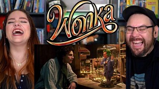 Wonka - Official Trailer Reaction | Willy Wonka is magical!