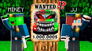 Why Multi Bus is WANTED? JJ and MIKEY BECAME SWAT? - in Minecraft Maizen