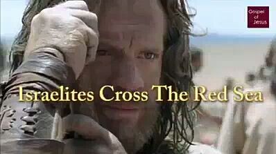 Moses and the Israelites cross the Red Sea - "I WILL BE WITH THEE."