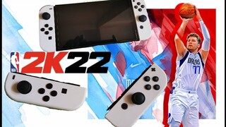 NINTENDO SWITCH OLED 2 PLAYER  GAMEPLAY NBA 2K22