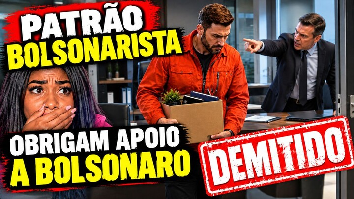 PATRÃO APOIADOR DO BOLSONARO DA DIREITA ESTREMISTA DEMITE FUNCIONARIOS QUE NÃO VOTAR NO FLAVIO