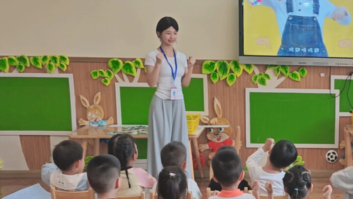 No dancing today—today I’m the little teacher!