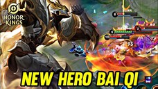 HOK : UPCOMING NEW HERO BAI QI GAMEPLAY - HONOR OF KINGS