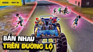 Thử thách chơi game chỉ di chuyển trên đường siêu dị | HEAVY Free Fire