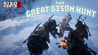 Hunting the Legendary White Bison With the Boahs - Red Dead Online