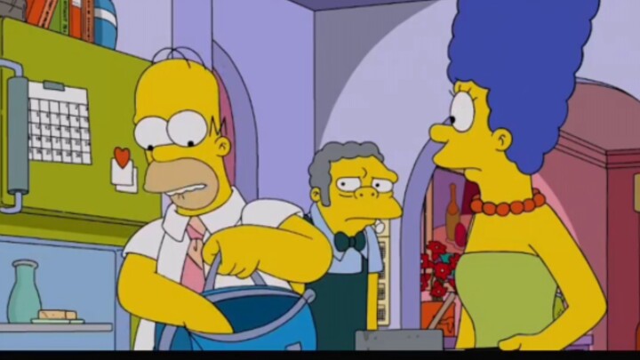 Homer berhenti minum. Simpsons