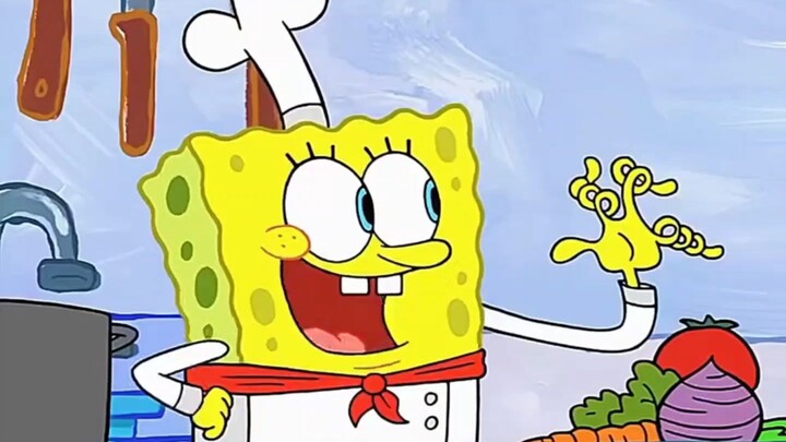 Clownfish goes to the Krusty Krab for breakfast