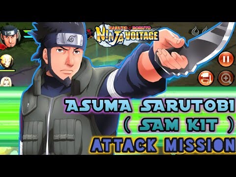 Asuma Sarutobi (SAM Kit) on Attack Mission || Naruto X Boruto Ninja Voltage