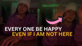 (ENG SUB) Jungkook after Crying said everyone to be happy even if he's not there.Jungkook weverse