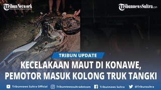 Video Korban Kecelakaan Beruntun di Konawe Sulawesi Tenggara, Warga Ada Orang Kasihan di Bawah Truk