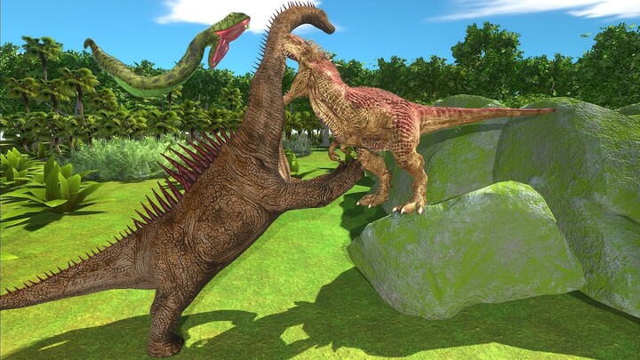A day in the life of Brachiosaurus - Animal Revolt Battle Simulator