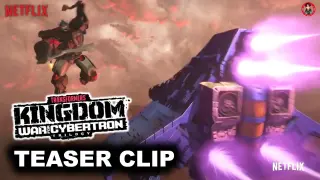 Netflix's Transformers War For Cybertron: Kingdom "Optimus Primal Vs Thundercracker" Clip