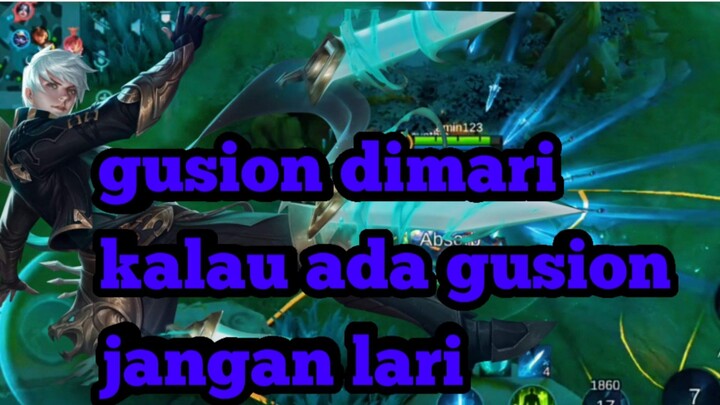 kalau ada gusion jangan lari