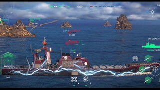 Modern Warships: USS CGX-21 is op with Hero weapon.