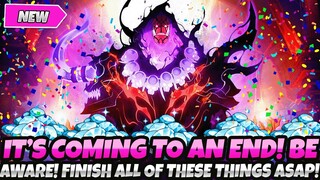 *IT'S COMING TO AN END!* BE AWARE! FINISH ALL OF THESE THINGS ASAP B4 IT'S GONE (Solo Leveling Arise