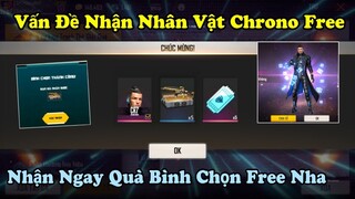 [Garena Free Fire] Vấn Đề Nhận Nhân Vật Chrono Free - Huy Hiệu Năng Lượng Dùng Để Làm Gì ?