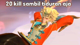 Sambil rebahan aja lah...