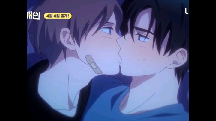 4 weeks lovers kiss with original audio and my added sound effects