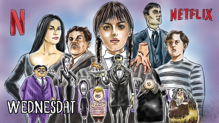 The Adams Family!! l ประวัติ Wednesday Addams!! l สรุปเนื้อเรื่อง Wednesday Addams Family 2022!! 💥💥💥